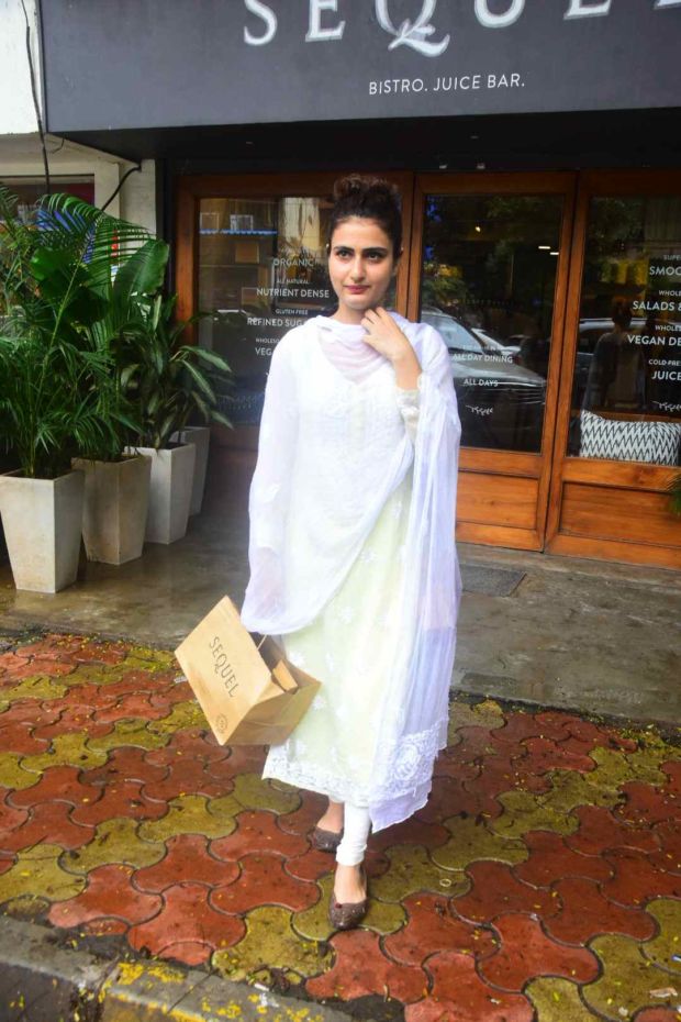 Fatima Sana Shaikh Stepped Out In White Suit In Mumbai