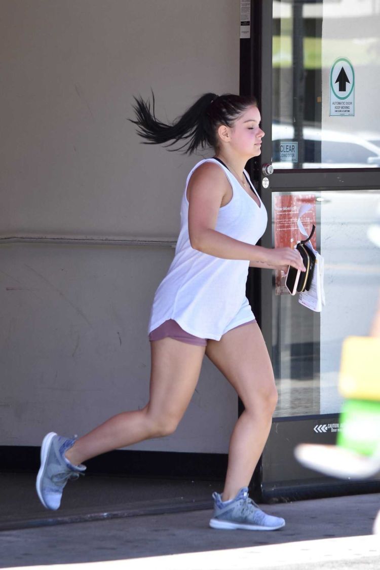 Ariel Winter Running Out Of Gym In Shorts Out In LA