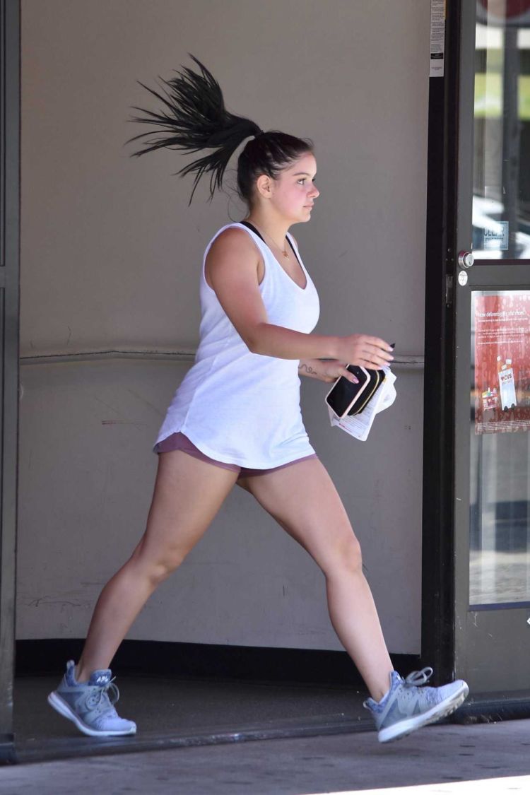 Ariel Winter Running Out Of Gym In Shorts Out In LA