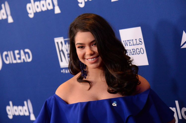 Aulii Cravalho Looks Truly Beautiful At GLAAD Media Awards 2018