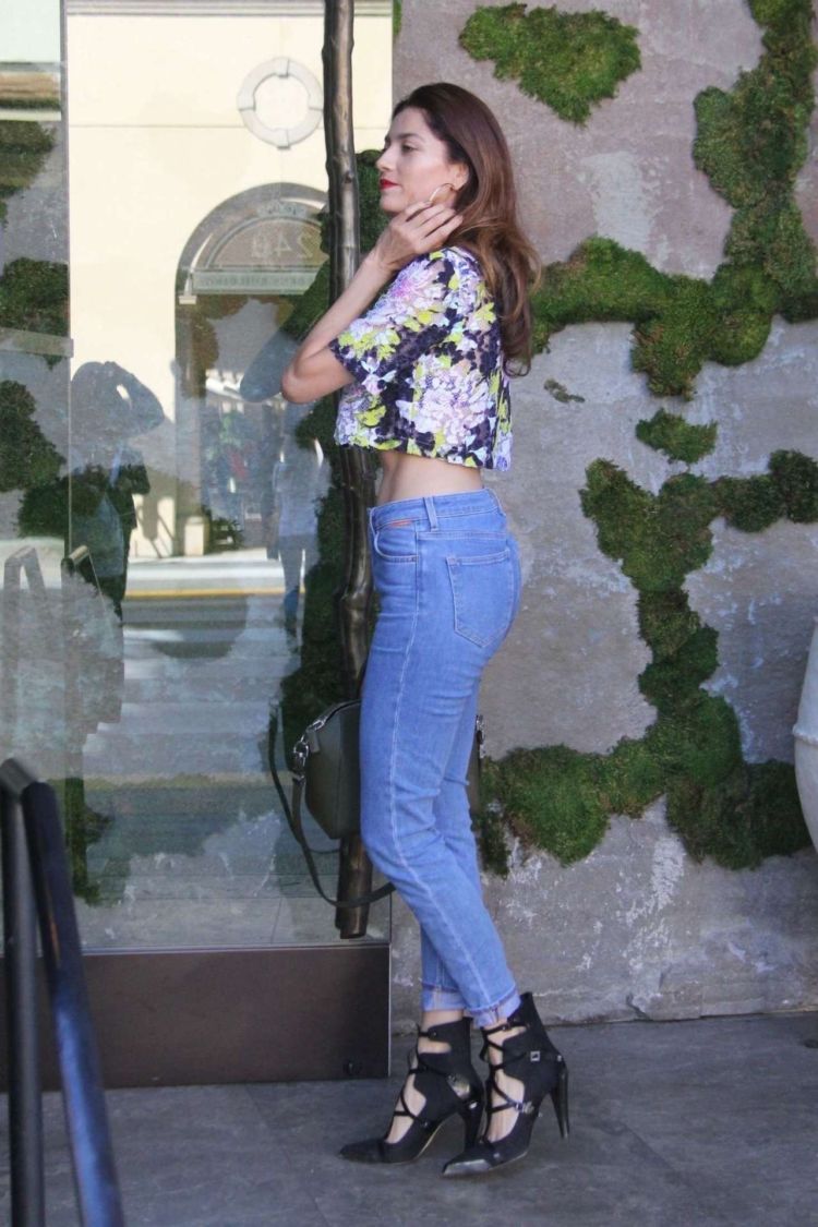 Blanca Blanco Candids Out For A Lunch In Los Angeles