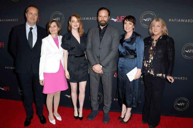 Emma Stone In Black At 19th Annual AFI Awards