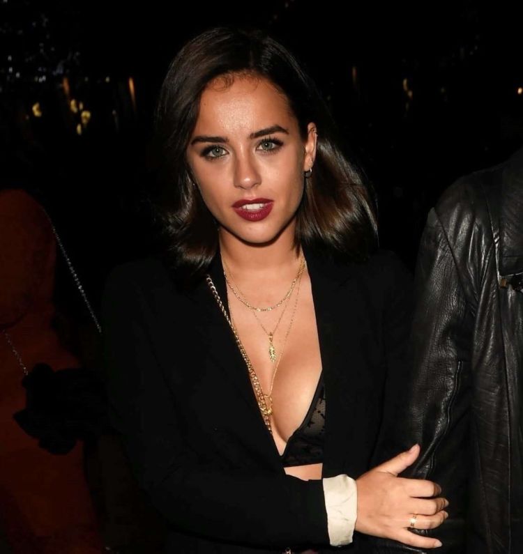 Georgia May Foote Dining Out In Manchester