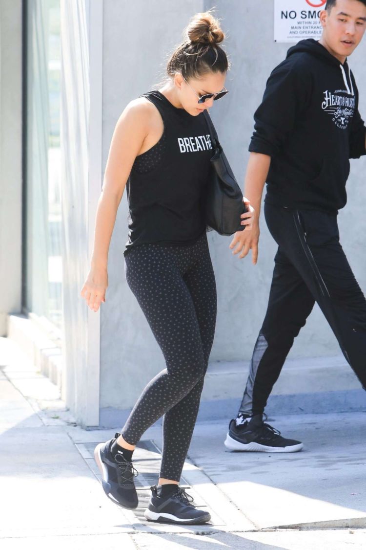 Jessica Alba Candids Outside A Gym In West Hollywood