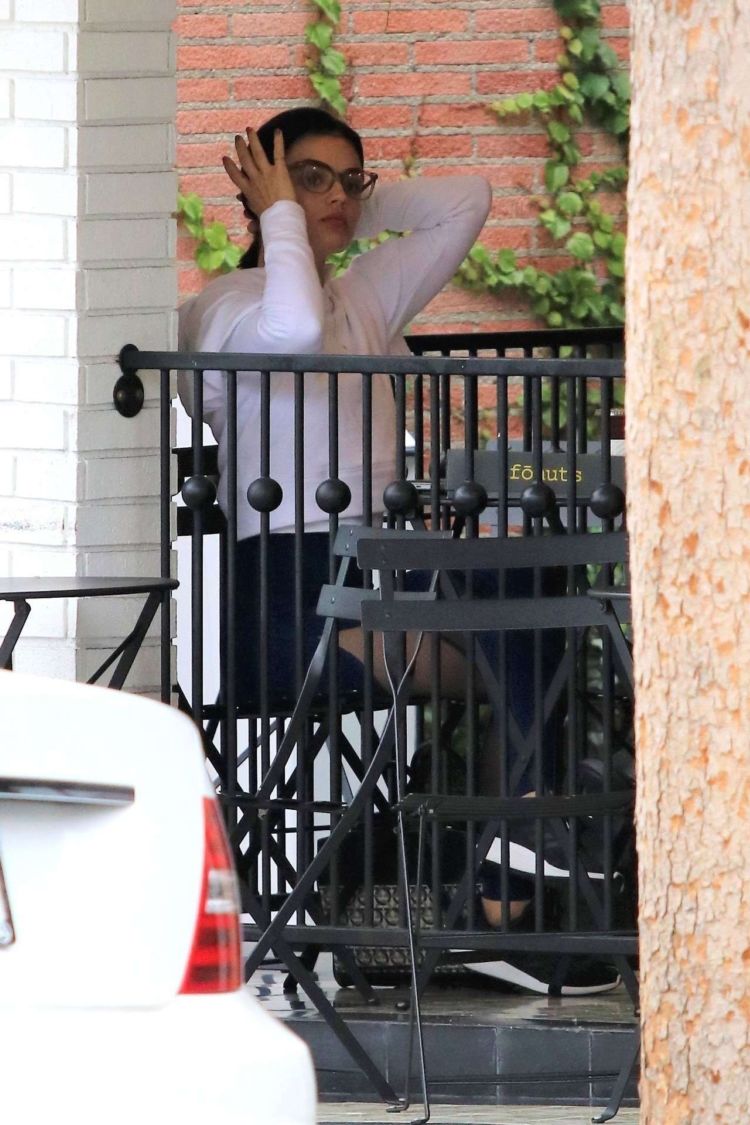Nerdy Lucy Hale Spotted Out And About In Studio City 