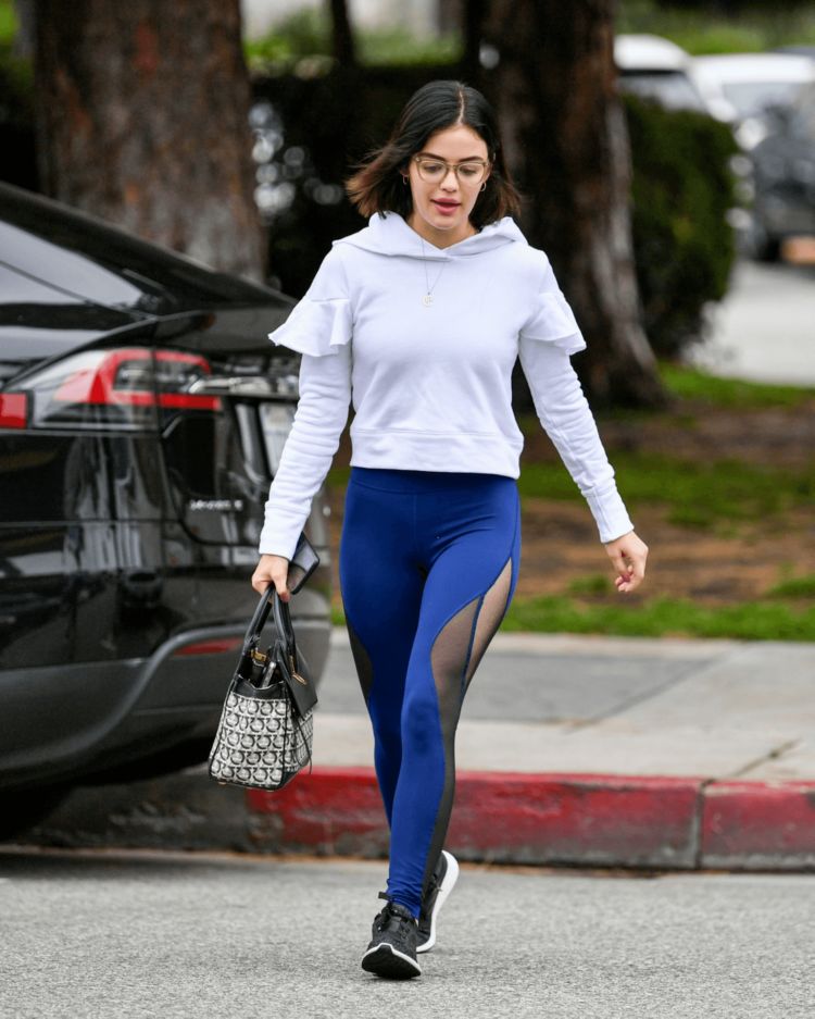 Nerdy Lucy Hale Spotted Out And About In Studio City 