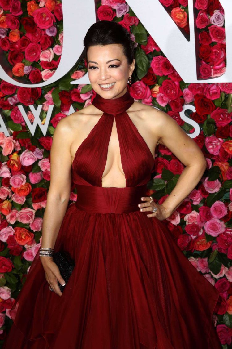 Beautiful Ming-Na Wen Attends 72nd Annual Tony Awards
