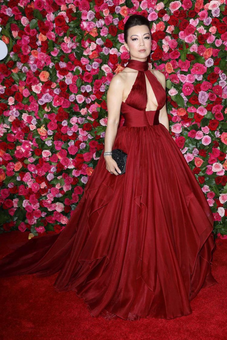 Beautiful Ming-Na Wen Attends 72nd Annual Tony Awards