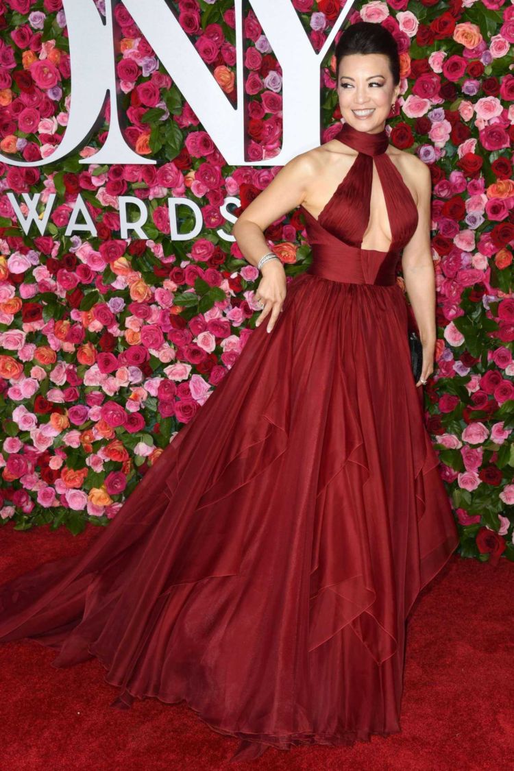 Beautiful Ming-Na Wen Attends 72nd Annual Tony Awards