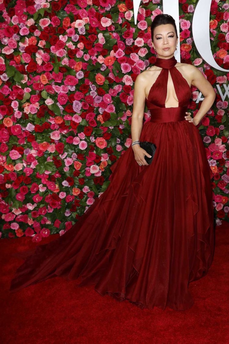 Beautiful Ming-Na Wen Attends 72nd Annual Tony Awards