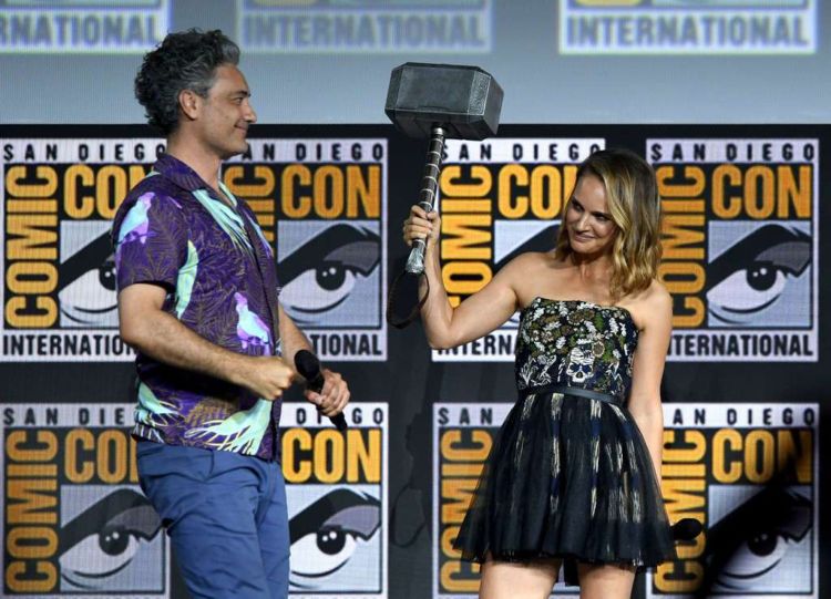 Natalie Portman At The Marvel Presentation At Comic Con 2019