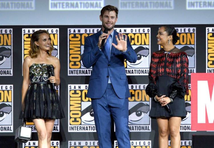 Natalie Portman At The Marvel Presentation At Comic Con 2019