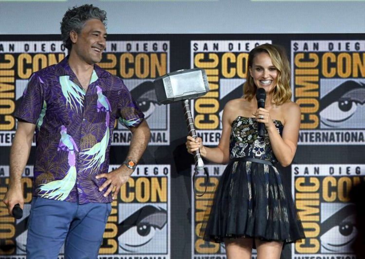 Natalie Portman At The Marvel Presentation At Comic Con 2019