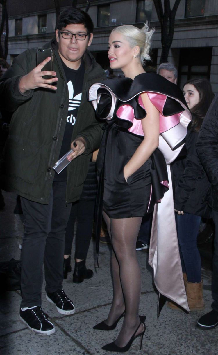 Rita Ora Candids While Leaving ‘Live with Kelly & Ryan’ Show