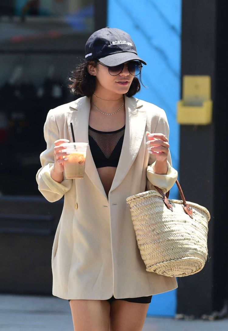 Vanessa Hudgens Candids In Workout Gear In Studio City