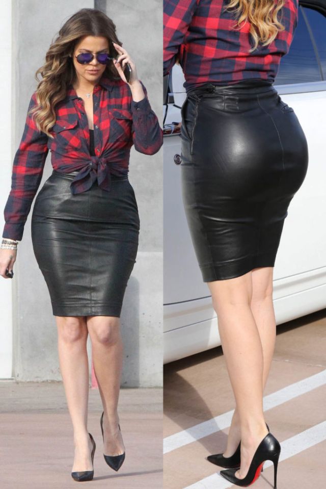 19 Famous Celebrities Who Love Wearing Leather Dress