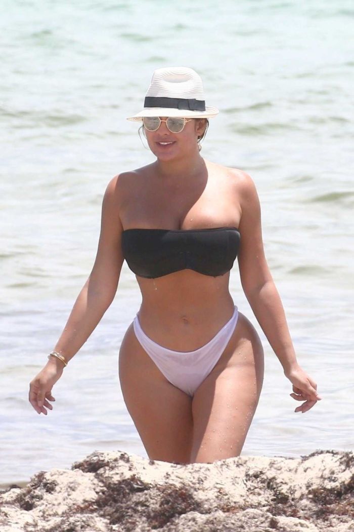Anastasia Kvitko On The Beach In Bikini