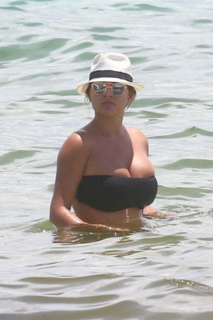 Anastasia Kvitko On The Beach In Bikini