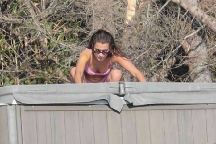 Bella Hadid Bikini Candids With Friends In Malibu