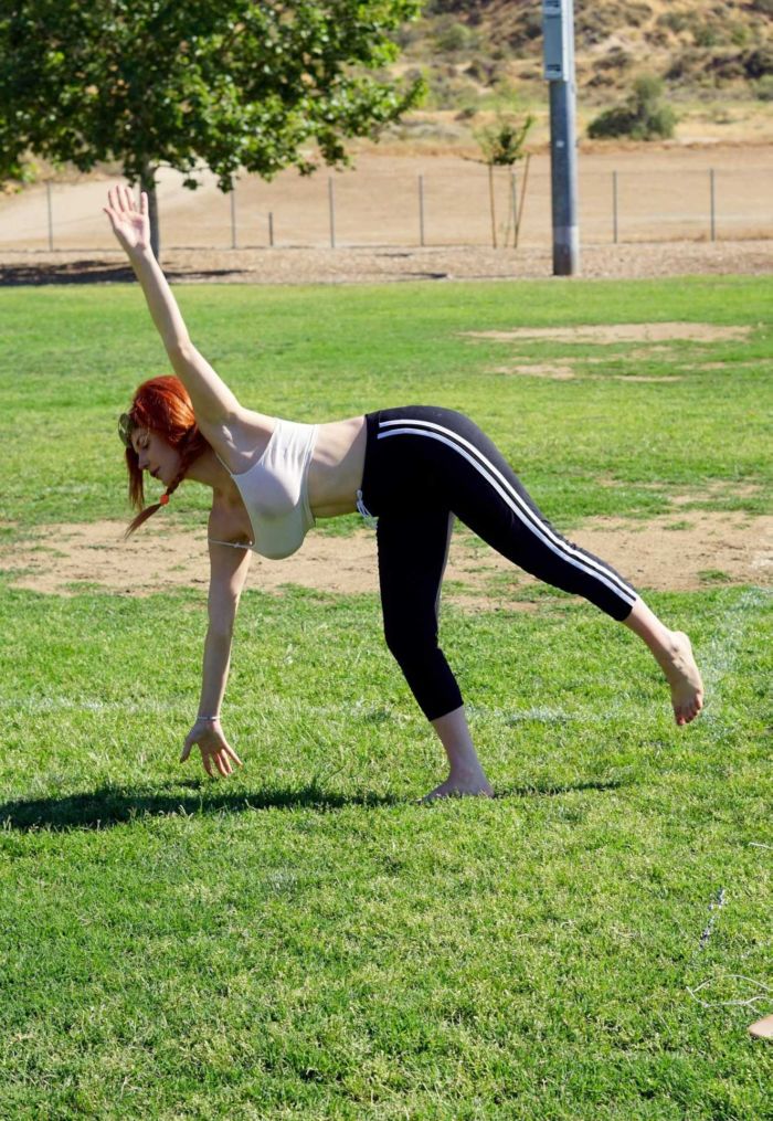 Courtney Stodden Working Out In Hollywood Hills