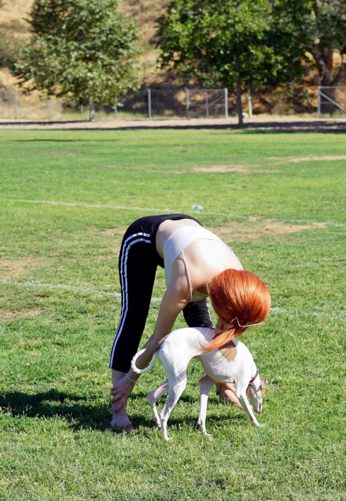 Courtney Stodden Working Out In Hollywood Hills