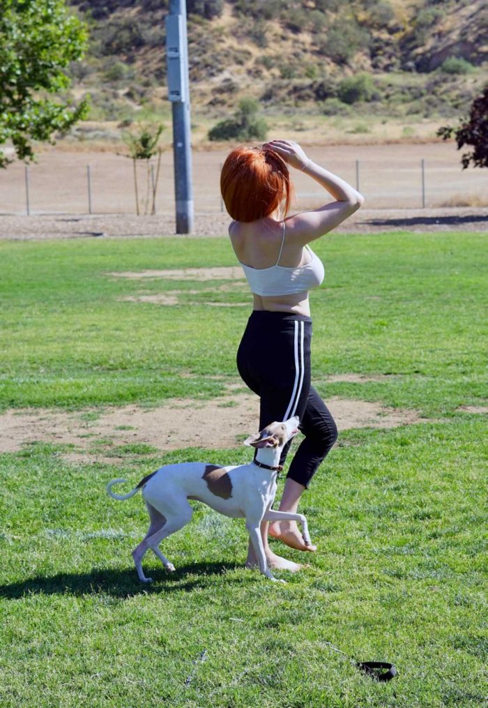 Courtney Stodden Working Out In Hollywood Hills