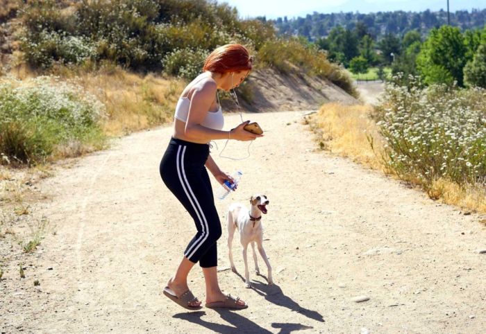 Courtney Stodden Working Out In Hollywood Hills