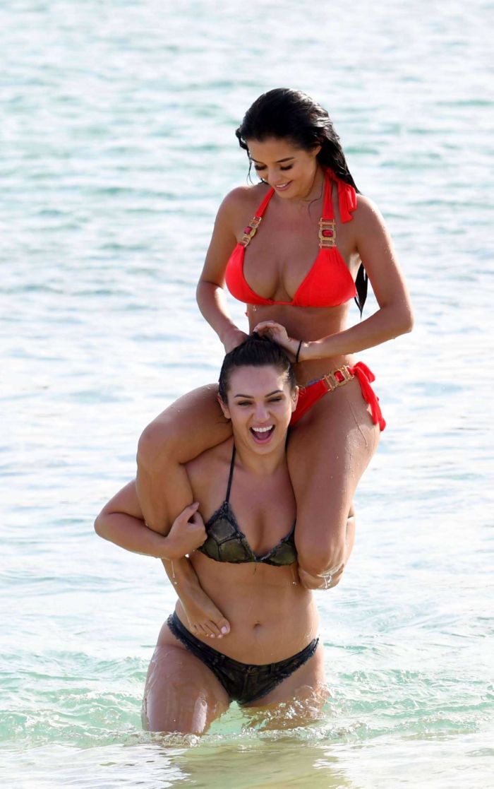 Demi Rose And Alexandra Cane Team Up Together On The Beach