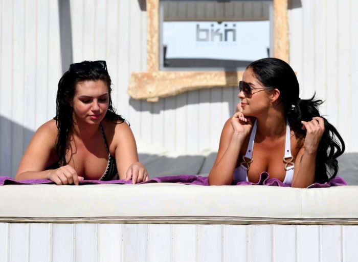 Demi Rose And Alexandra Cane Team Up Together On The Beach