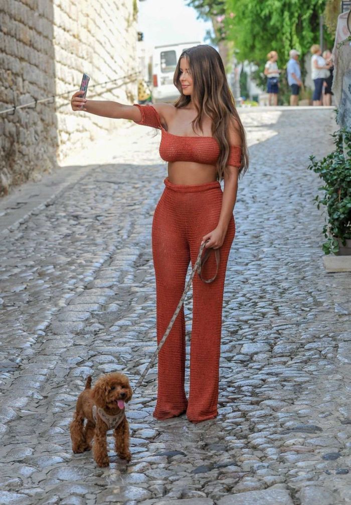 Gorgeous Demi Rose Mawby Out And About In Ibiza