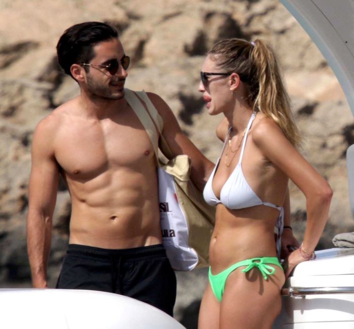 Dylan Penn On A Boat In In Bikini
