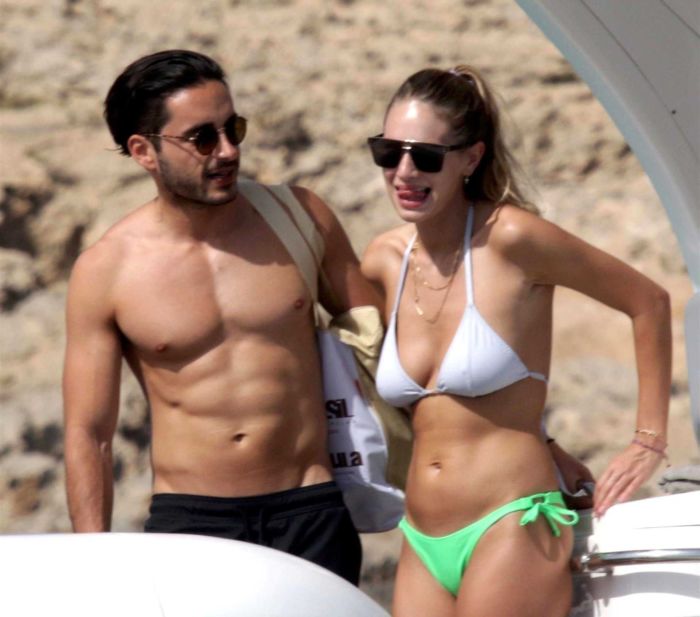 Dylan Penn On A Boat In In Bikini