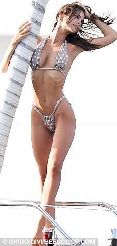 Emily Ratajkowski In Bikini At The Yacht In Sardinia