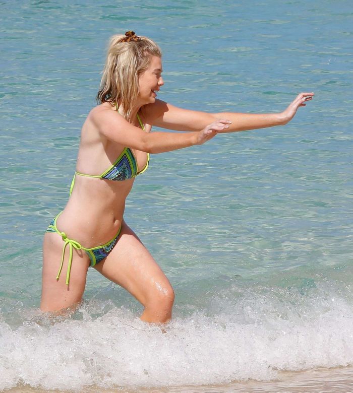 Queen Of The Jungle Georgia Toffolo In Bikini At Barbados