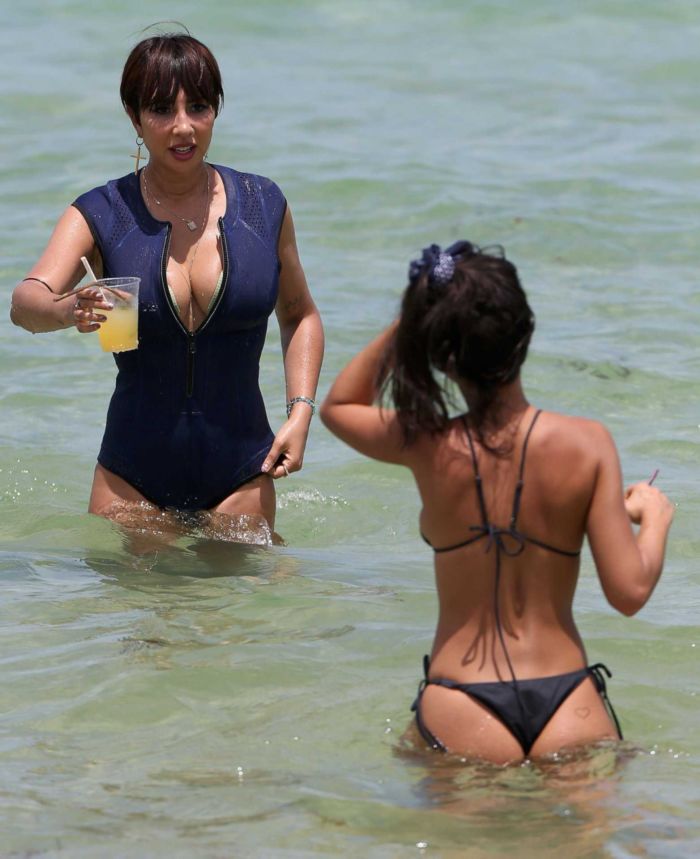 Jackie Cruz Enjoying Vacation At The Miami Beach