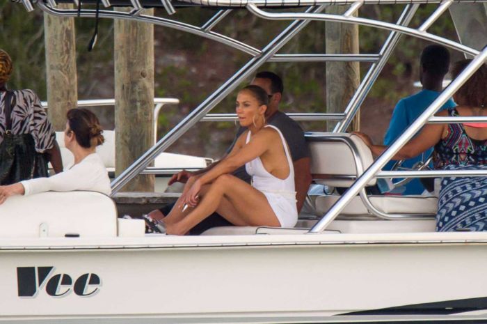 Jennifer Lopez Celebrating Birthday On A Boat In Nassau