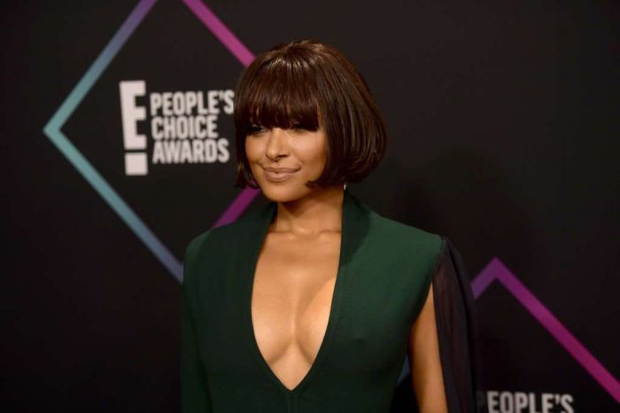 Kat Graham Attends People’s Choice Awards 2018