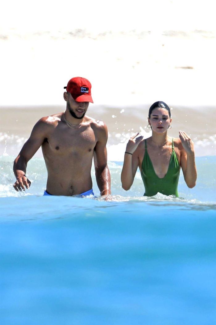 Kendall Jenner Enjoys Swimsuit Surfing In Mexico