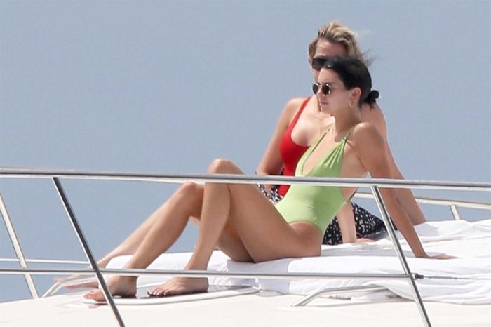 Kendall Jenner Enjoys Swimsuit Surfing In Mexico