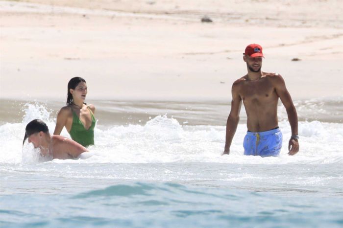 Kendall Jenner Enjoys Swimsuit Surfing In Mexico