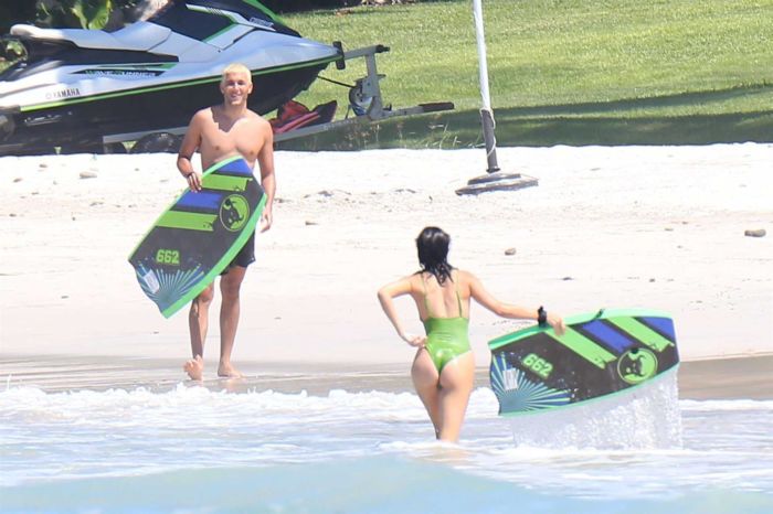 Kendall Jenner Enjoys Swimsuit Surfing In Mexico