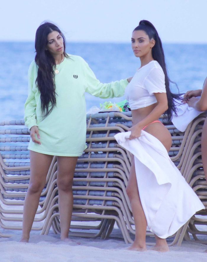 Kim Kardashian In Miami For A Bikini Photoshoot