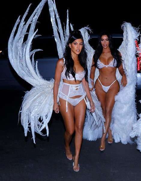 Kim, Kourtney And Khloe Kardashian, Kendall And Kylie Jenner Pose Together For Lingerie Photoshoot