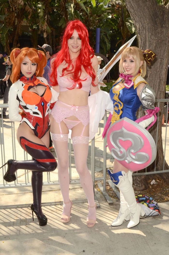 Maitland Ward In A Lingerie At Anime Expo
