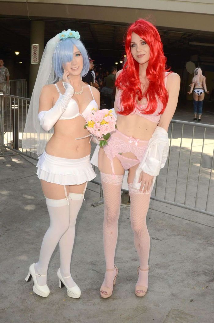 Maitland Ward In A Lingerie At Anime Expo