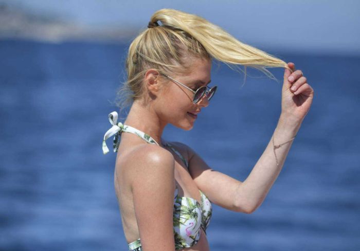 Maria Petric Levshanov In Bikini At A Yacht In Ibiza
