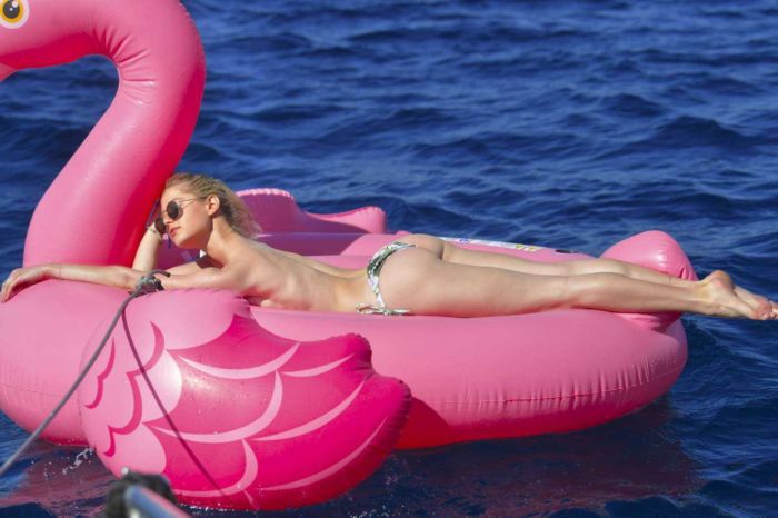 Maria Petric Levshanov In Bikini At A Yacht In Ibiza