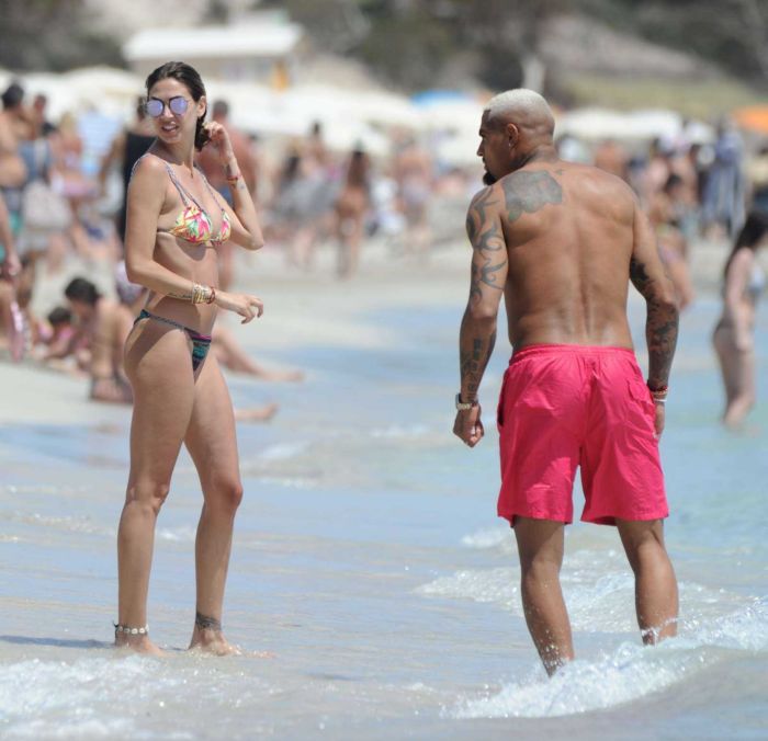 Melissa Satta On A Bikini Vacation At The Beach In Ibiza