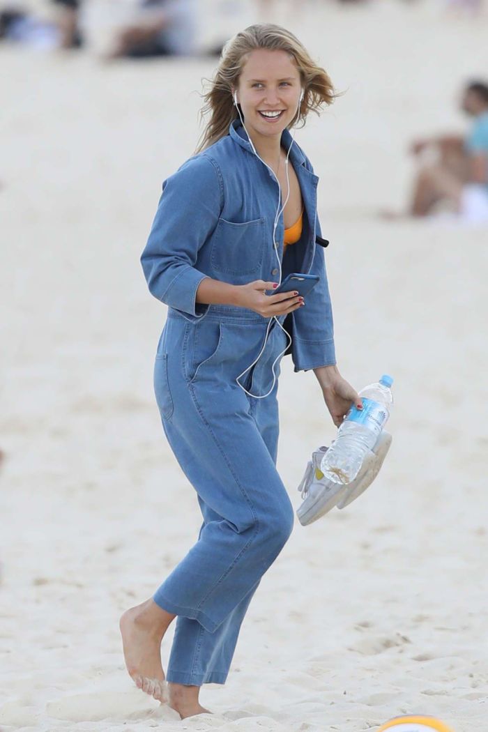 Sailor Brinkley Cook Candids In Bikini On Bondi Beach In Sydney