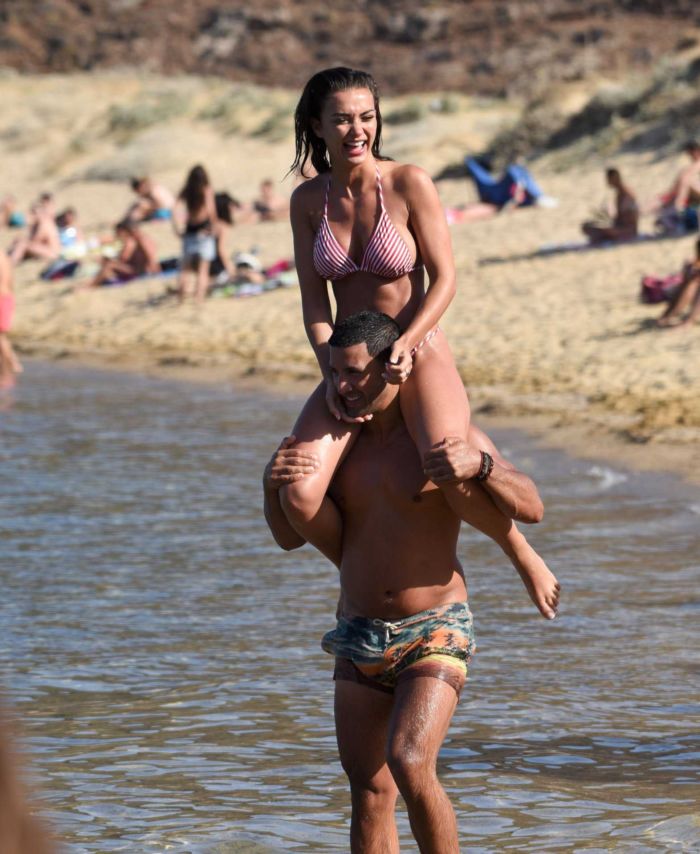 Amy Jackson Enjoys Bikini Vacation At The Beach In Mykonos